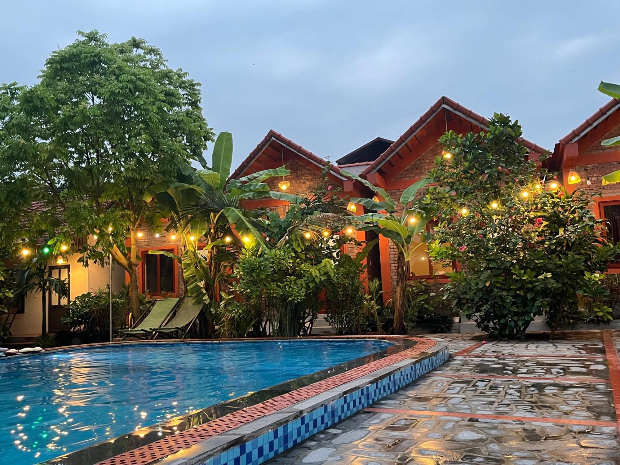 Trang An Garden Bungalow Ninh Bình Exteriör bild